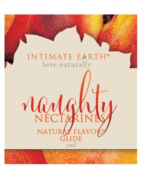 Intimate Earth Naughty Nectarines Glide Foil Pack .10oz Sex Toy Product