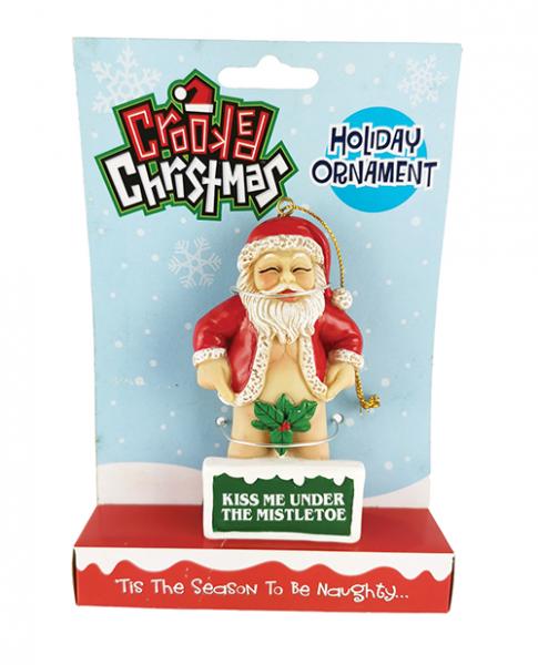 Crooked Christmas Kiss Me Mistletoe Ornament Sex Toy Product