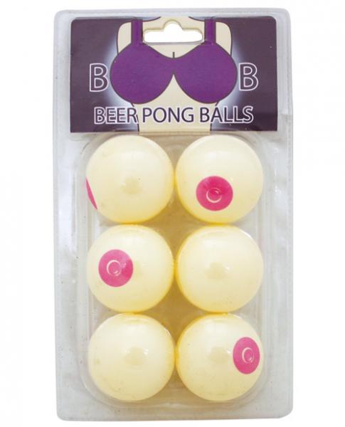 Boob Beer Pong Balls 6 Pack  Sex Toy Product
