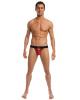 Punter Bodyflex Jock Strap Red/Black Small Sex Toy Product Image 1