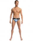 Jack Adams Team Jockstrap Sky Blue/Black Medium Sex Toy Product