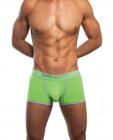 Jack Adams Shorty Boxer Briefs Lime/Gray XL Sex Toy Product