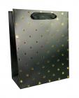 Polka Pot Gift Bag - Black/gold Sex Toy Product