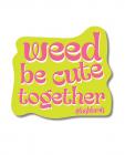 Weed Be Cute Sticker - Pack Of 3 Sex Toy Product