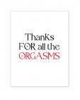 Orgasmic Greeting Card Sex Toy Product