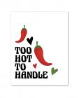 Too Hot To Handle Greeting Card Sex Toy Product
