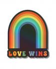Love Wins Holographic Sticker - Pack Of 3 Sex Toy Product