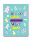 420 Foreplay Sugar Buzz Greeting Card W/rock Candy Vibrator & Fresh Vibes Towelettes Sex Toy Product