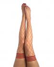 Kix'ies Claudia Large Net Fishnet Thigh Highs Red B Sex Toy Product