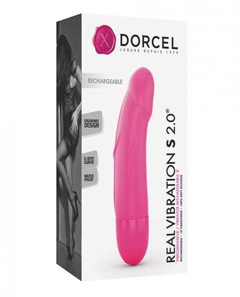 Dorcel Real Vibrator S 6" Rechargeable Vibrator - Pink Sex Toy Product