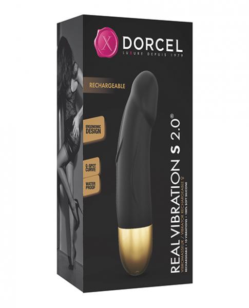 Dorcel Real Vibration S 6" Rechargeable Vibrator 2.0 - Gold Sex Toy Product