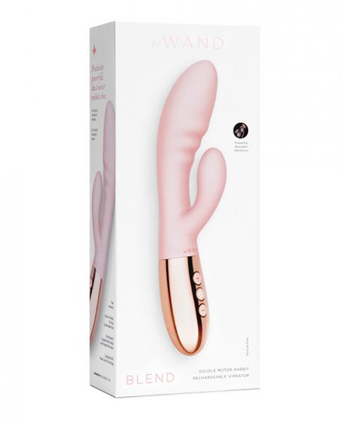 Le Wand Blend Double Motor Rabbit Rechargeable Vibrator - Rose Gold Sex Toy Product
