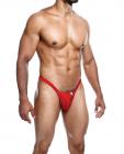 Male Basics Y Buns Thong Red Lg Sex Toy Product