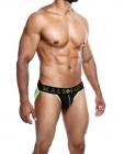 Male Basics Neon Jockstrap Neon Yellow Sm Sex Toy Product