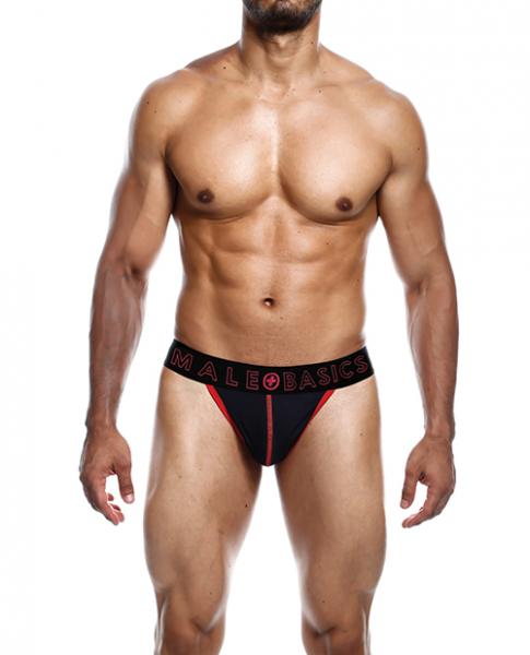 Male Basics Neon Thong Red Sm Sex Toy Product