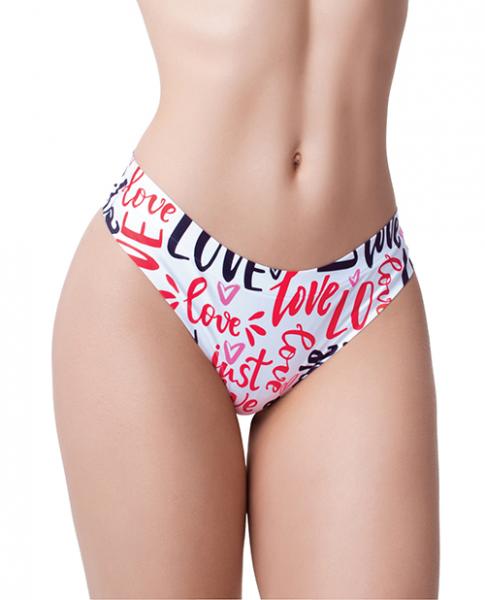 =mememe Love Message Printed Thong Xl Sex Toy Product