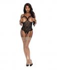 Ooh La Lace Cupless & Crotchless Teddy Black S/m Sex Toy Product