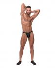 Cage Matte Strappy Ring Jock Black S/m Sex Toy Product