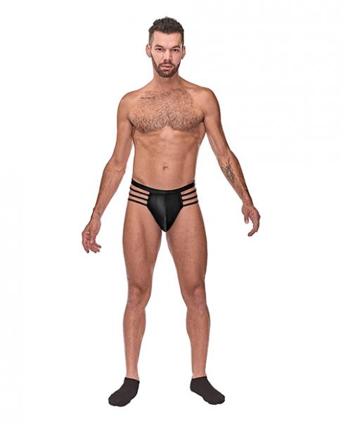 Cage Matte Cage Thong Black L/xl Sex Toy Product