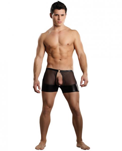 Extreme Double Exposure Shorts Black S/M Sex Toy Product