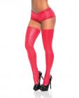 Wet Look Thigh Highs Red O/s Sex Toy Product
