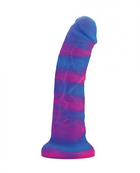Nobu Rainbow 8" Dildo W/suction Cup - Cosmic Sex Toy Product