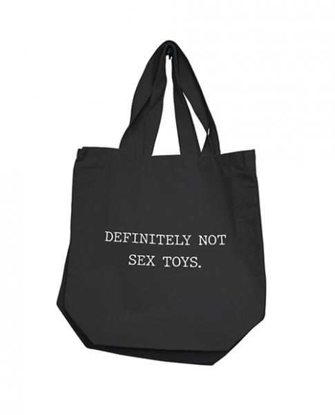 Nobu Definitely Not Sex Toys Reusable Tote - Black Sex Toy Product