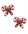 Neva Nude Sequin Candy Cane Pasties - Red/white O/s Sex Toy Product