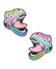 Neva Nude Reflective Dinosaur Pasties - Rainbow O/s Sex Toy Product