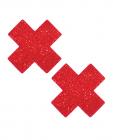 Neva Nude Ravish Me Glitter X Factor Pasties - Red O/s Sex Toy Product