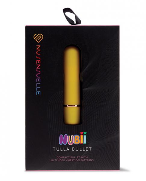 Nu Sensuelle Nubii Tulla 10 Speed Bullet - Yellow Sex Toy Product