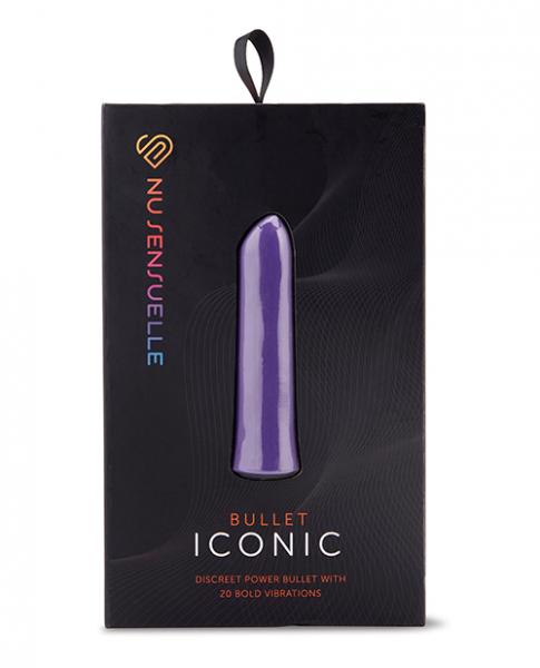 Nu Sensuelle Iconic Bullet - Deep Purple Sex Toy Product