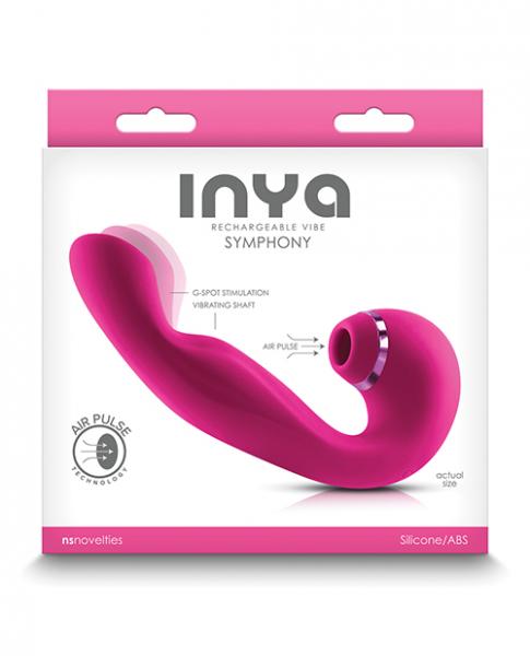 Inya Symphony G Spot Vibe W/suction - Pink Sex Toy Product
