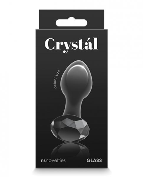 Crystal Gem Butt Plug - Black Sex Toy Product