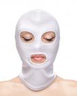 Fetish & Fashion Eyes & Mouth Hood - White Sex Toy Product
