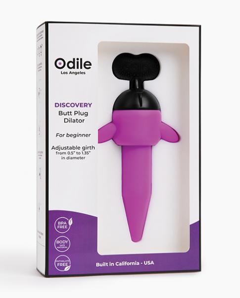 Odile Discovery Tapered Butt Plug Dilator - Purple Sex Toy Product