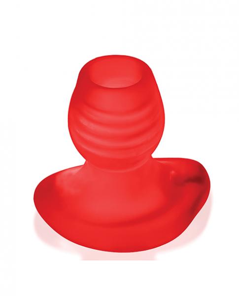 Oxballs Glowhole 1 Hollow Buttplug W/led Insert Small - Red Morph Sex Toy Product