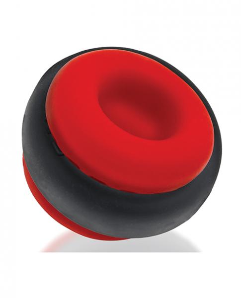 Oxballs Ultracore Ball Stretcher W/axis Ring - Red Ice Sex Toy Product