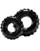 Oxballs Truckt Cock & Ball Ring Black 2 Pack Sex Toy Product Image 1