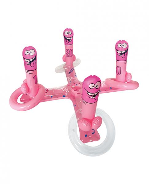 Inflatable Pecker Ring Toss Game Sex Toy Product