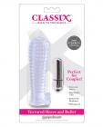 Classix Textured Sleeve & Bullet Clear Sex Toy Product