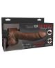Fetish Fantasy 8 inches Hollow Strap On Remote Brown Sex Toy Product Image 3