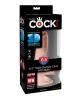 King Cock Triple Density 6.5 inches Dildo with Balls Beige Sex Toy Product Image 3