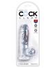 King Cock Clear 5 inches Cock with Balls Sex Toy Product Image 3