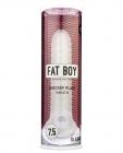 Perfect Fit Fat Boy 7.5" Checker Plate Sheath- Clear Sex Toy Product