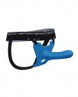 Perfect Fit Zoro 6.5" Strap On W/case - Blue Sex Toy Product