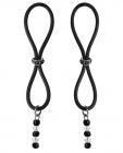 Bijoux De Nip Nipple Halos Black Gem Slider Black Clear Sex Toy Product