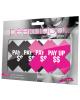 Peekaboos Pay Up Pasties 2 Pairs 1 Black, 1 Pink  Sex Toy Product Image 2