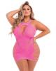 Back 2 Basixxx High Neck Dress Pink 1X/3X Sex Toy Product Image 1