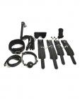 Everything Bondage 12 Piece Kit - Black Sex Toy Product